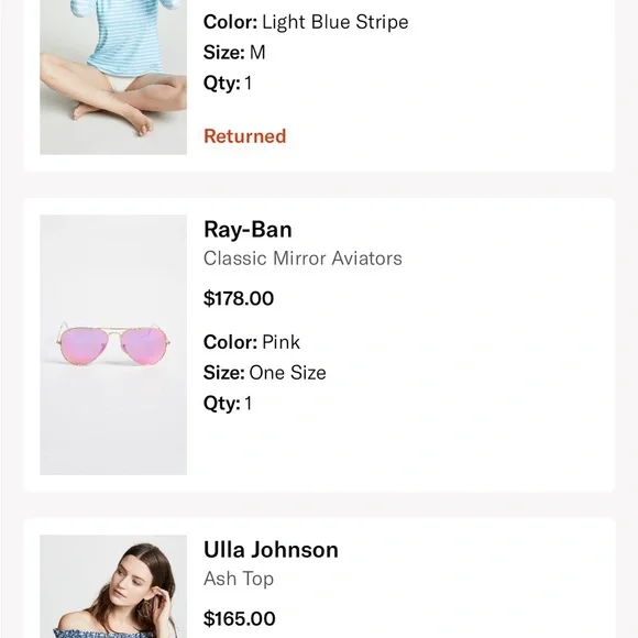 Rayban Classic Mirror Aviators in Pink. - Picture 8 of 8